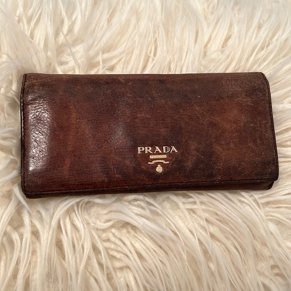 PRADA LEATHER WALLET (VINTAGE)
